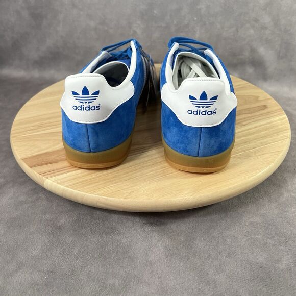 Adidas Originals Gazelle Mens 11 Indoor Blue Bird Gum Casual Shoes Sneakers main image 5